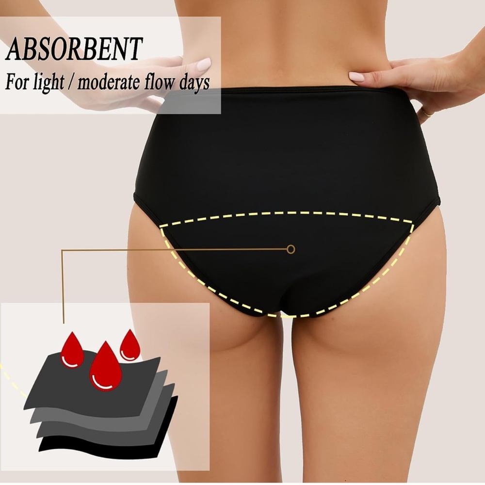 Leakproof Period Bikini Bottom L(8-10)